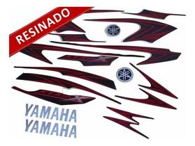 Kit Adesivos Xtz 125x 2008 Preta Resinado 10281