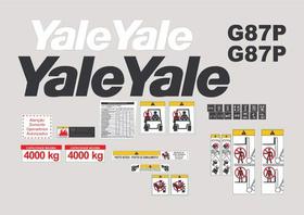 Kit Adesivos Yale G87p (4000 Kg)