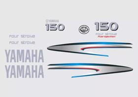 Kit Adesivos - Yamaha 150 Hp Four Stroke Para Motor De Popa Kit Adesivos - Yamaha 150 Hp Four Stroke Para Motor De Popa