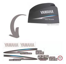 Kit Adesivos Yamaha 225 Four Stroke Para Motor De Popa Kit Adesivos Yamaha 225 Four Stroke Para Motor De Popa