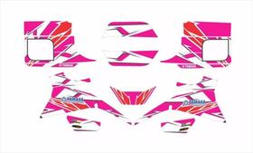 Kit Adesivos Yamaha Blaster Compatível Com Quadriciclo