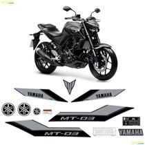 Kit Adesivos Yamaha MT-03 2023/2024 + Emblemas Resinados - SPORTINOX