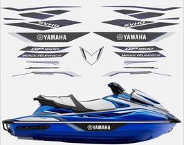 Kit Adesivos Yamaha Waverunner Gp 1800 2017 Azul Kit Adesivos Yamaha Waverunner Gp 1800 2017 Azul