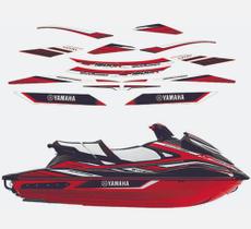 Kit Adesivos Yamaha Waverunner Gp 1800r Svho 2019 Vermelho Kit Adesivos Yamaha Waverunner Gp 1800r Svho 2019 Vermelho