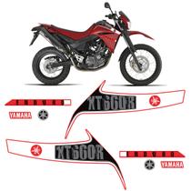 Kit Adesivos Yamaha Xt 660r 2013 + Emblemas Resinados