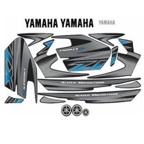 Kit Adesivos Yamaha Xtz 125 2006 Preta Jotaesse- 836