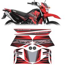 Kit Adesivos Yamaha Xtz 125e 2014 Vermelha Kit Completo