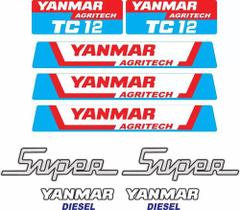 Kit Adesivos - Yanmar Agritech Tc12 Super Kit Adesivos - Yanmar Agritech Tc12 Super