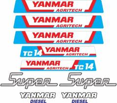 Kit Adesivos - Yanmar Agritech Tc14 Super