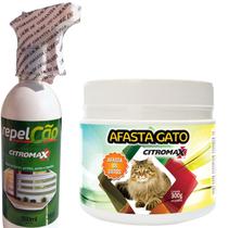 Kit Adestra E Afasta Cães E Gatos Citromax - 01 Repelcão Spray + Afasta Gato Em Pastilhas