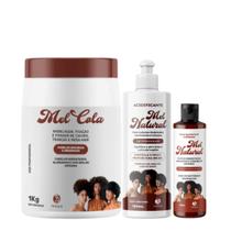 Kit Adificicante Mel Cola 1kg Óleo Natural Proteção Térmica