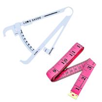 Kit Adipometro Medidor Gordura Corporal Fita Metrica