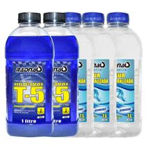 Kit aditivo + agua desmineralizada troca radiador radnaq
