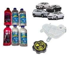 Kit Aditivo + Agua Reservatório Radiador Onix Cobalt Prisma Kit Aditivo + Agua Reservatório Radiador Onix Cobalt Prisma
