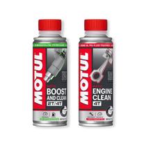 Kit aditivo limpeza e performance moto motul