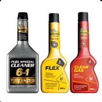 Kit Aditivo Para Combustivel Flex + Clean Gás + Fuel Special 6 em 1
