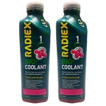 Kit aditivo protetor radiador concentrado rosa radiex 2 litros - kit00502