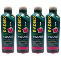 Kit aditivo protetor radiador concentrado rosa radiex 4 litros - kit00504