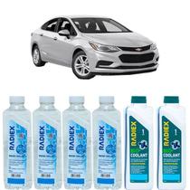 Kit aditivo radiador bio coolant concentrado azul + agua desmineralizada - chevrolet cruze sedan - r1922 Kit aditivo radiador bio coolant concentrado azul + agua desmineralizada - chevrolet cruze sedan - r1922