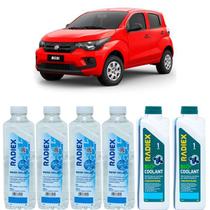 Kit aditivo radiador bio coolant concentrado azul + agua desmineralizada - fiat mobi - r1922 Kit aditivo radiador bio coolant concentrado azul + agua desmineralizada - fiat mobi - r1922