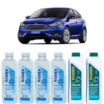 Kit aditivo radiador bio coolant concentrado azul + agua desmineralizada - ford focus sedan - r1922