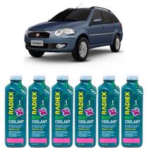 Kit aditivo radiador bio coolant pronto para uso rosa - fiat palio weekend - r1892