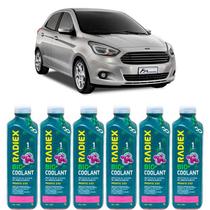 Kit aditivo radiador bio coolant pronto para uso rosa - ford ka sedan - r1892