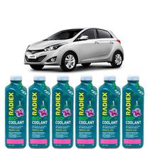 Kit aditivo radiador bio coolant pronto para uso rosa - hyundai hb20 - r1892 Kit aditivo radiador bio coolant pronto para uso rosa - hyundai hb20 - r1892