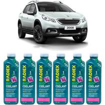 Kit aditivo radiador bio coolant pronto para uso rosa - peugeot 2008 - r1892