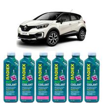 Kit aditivo radiador bio coolant pronto para uso rosa - renault captur - r1892