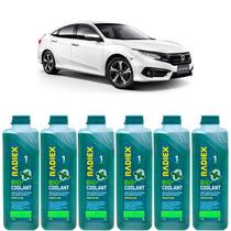 Kit aditivo radiador bio coolant pronto para uso verde - honda civic - r1896