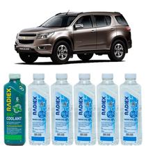 Kit aditivo radiador bio coolant superconcentrado verde + agua desmineralizada - chevrolet trailblazer - r1882