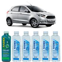 Kit aditivo radiador bio coolant superconcentrado verde + agua desmineralizada - ford ka (hatch) - r1882