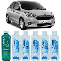 Kit aditivo radiador bio coolant superconcentrado verde + agua desmineralizada - ford ka sedan - r1882