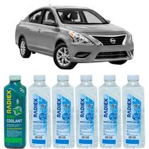 Kit aditivo radiador bio coolant superconcentrado verde + agua desmineralizada - nissan versa - r1882