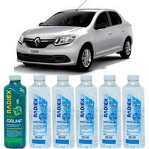 Kit aditivo radiador bio coolant superconcentrado verde + agua desmineralizada - renault logan - r1882