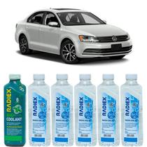 Kit aditivo radiador bio coolant superconcentrado verde + agua desmineralizada - volkswagen jetta - r1882