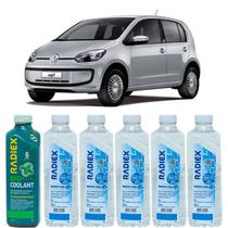 Kit aditivo radiador bio coolant superconcentrado verde + agua desmineralizada - volkswagen up! - r1882