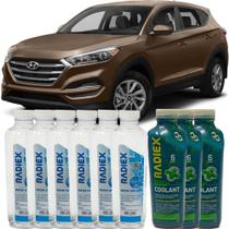 Kit aditivo radiador mct plus + agua desmineralizada - tucson 2010 a 2018 - kit01024