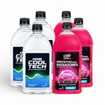 Kit Aditivo Radiador ORBI 3L Água +3L Aditivo Kit Aditivo Radiador ORBI 3L Água +3L Aditivo