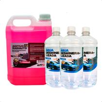 Kit Aditivo Radiador Plus 5 L 3 Água Desmineralizada 1litro Kit Aditivo Radiador Plus 5 L 3 Água Desmineralizada 1litro