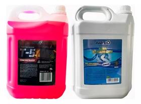 Kit Aditivo Radiador Rosa T5 Com Água Desmineralizada Radnaq Kit Aditivo Radiador Rosa T5 Com Água Desmineralizada Radnaq