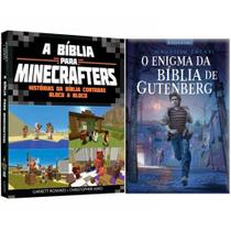 Kit Adolescente Cristão - A Bíblia para Minecraft + O Enigma da Bíblia de Gutenberg - 2 livros