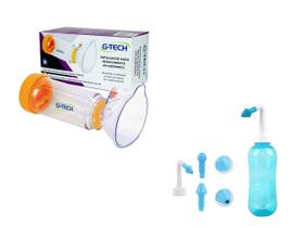 Kit Adulto E Infantil Limpador Nasal 300 Ml + Espaçador G-tech