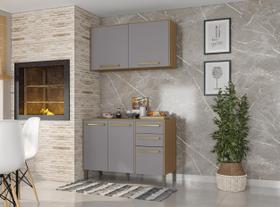 Kit Aéreo 2P e Balcão 2G 1200 Esmeralda Cor:Cinza