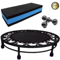 Kit Aeróbico Cama Elástica Mini Jump + Step + Halter 4Kg Kit Aeróbico Cama Elástica Mini Jump + Step + Halter 4Kg