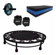 Kit Aeróbico Mini Jump+ Caneleira 2 +Roda + Step Kit Aeróbico Mini Jump+ Caneleira 2 +Roda + Step