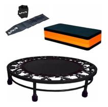 Kit Aeróbico Mini Jump+Colchonete + Caneleira 5Kg + Step