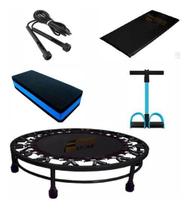 Kit Aeróbico Mini Jump+Colchonete + Corda + Extensor+ Step Kit Aeróbico Mini Jump+Colchonete + Corda + Extensor+ Step