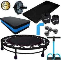 Kit Aerobico Para Treino De Ginastica Com Mini Jump Step